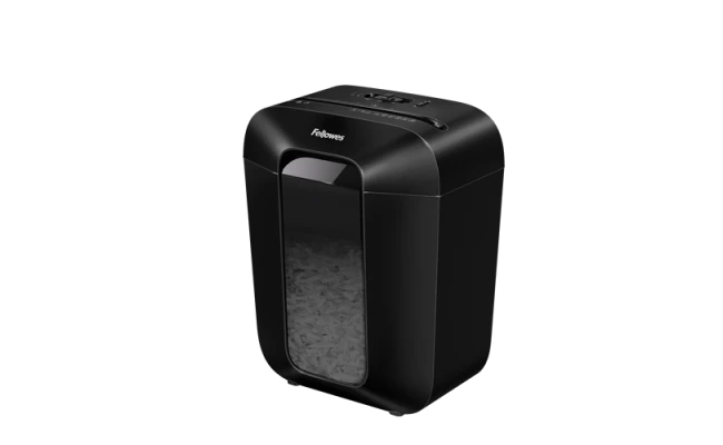 Fellowes Powershred LX50 Shredder, Cross Cut, Shreds 9 Sheets